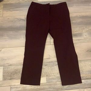 Eggplant colored stretchy professional pants very good condition